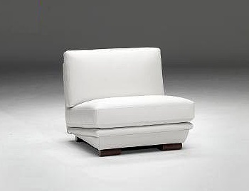 A chair without armrests, Plaza armchair - Natuzzi