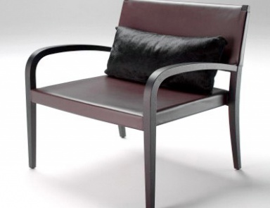 Chair with armrests, Easy Lounge - Accademia