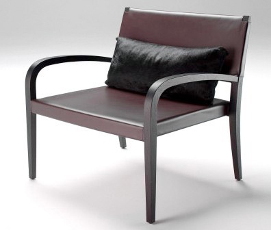 Chair with armrests, Easy Lounge - Accademia