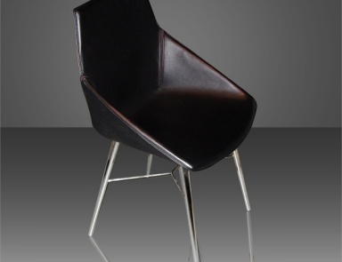 Chair on a metal frame, Seltz - Acerbis