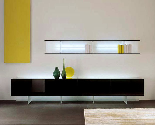 Cupboard with lighting, Sideboards - Acerbis