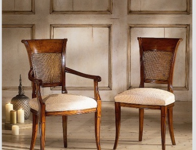 Chair with armrests, Stella del Mobile