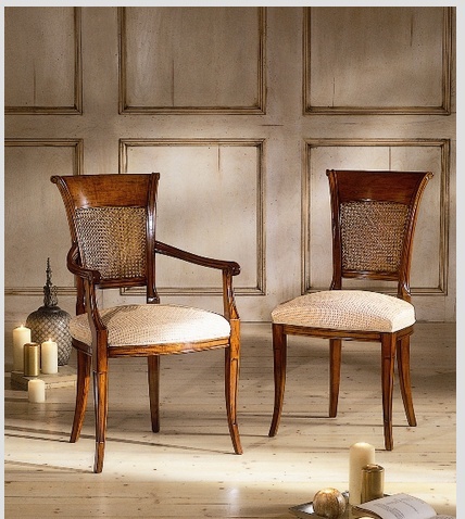 Chair with armrests, Stella del Mobile