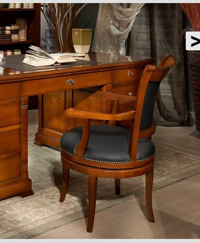 Chair with armrests, Stella del Mobile