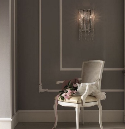 Chair with armrests, Stella del Mobile