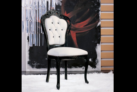 Chair in upholstery, Seven sedie perfectly