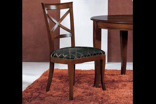 Chair in upholstery, Seven sedie perfectly