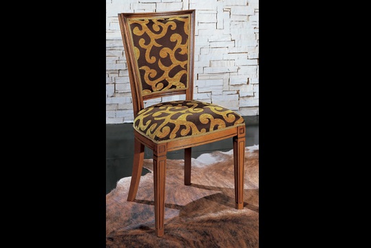Chair in upholstery, Seven sedie perfectly