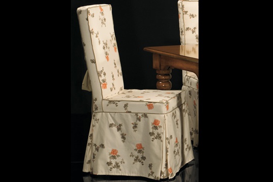 Chair in upholstery, Seven sedie perfectly