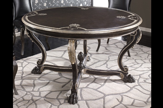 Dining table, Seven sedie perfectly