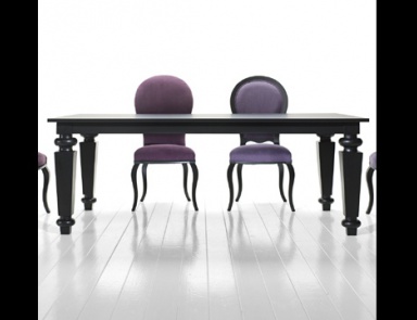 Dining table, Seven sedie perfectly
