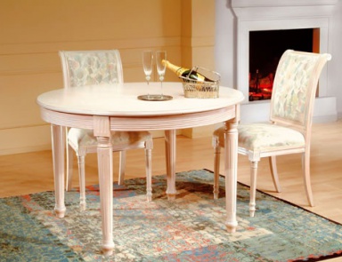Dining table, Seven sedie perfectly