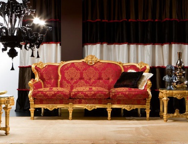 Three seater sofa Ulisse, Silik