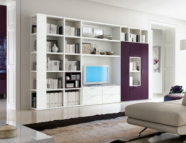 Modular system made of solid wood, Santa Lucia