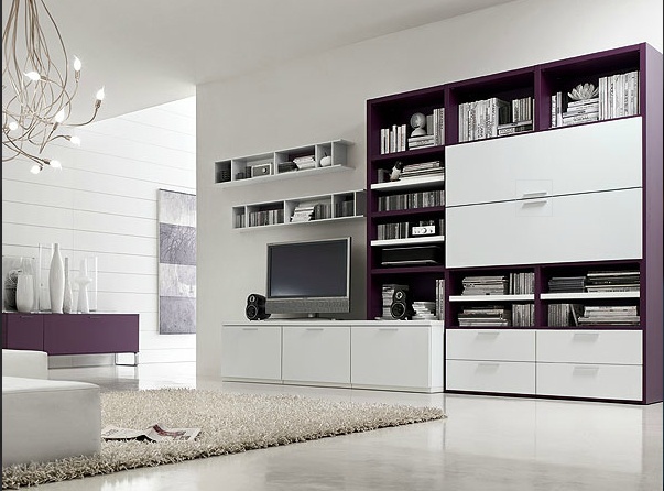 Modular system made of solid wood, Santa Lucia