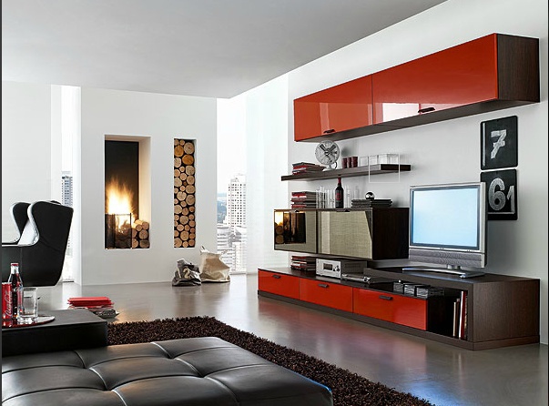 Modular system made of solid wood, Santa Lucia