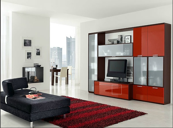 Modular system made of solid wood, Santa Lucia