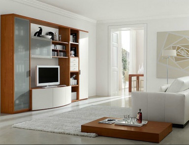 Modular system made of solid wood, Santa Lucia