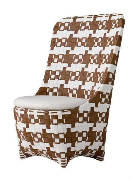 A chair without armrests, Cape West armchair - Driade