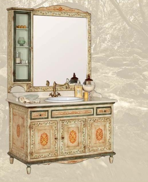 The interiors of the bathrooms