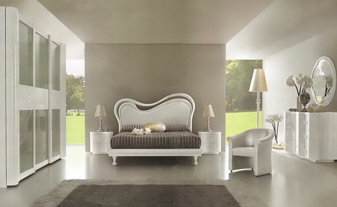 Set for bedroom made of solid wood, Antonelli Moravio