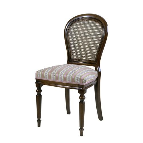 Chair with a curved backrest, Arcari