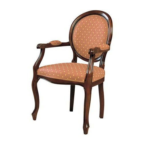 Chair with a curved backrest, Arcari
