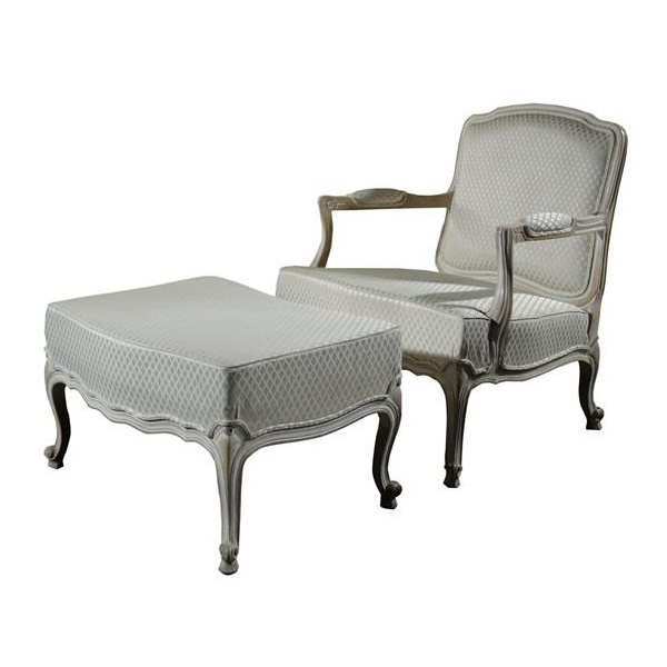 Armchair with Ottoman leg, Arcari