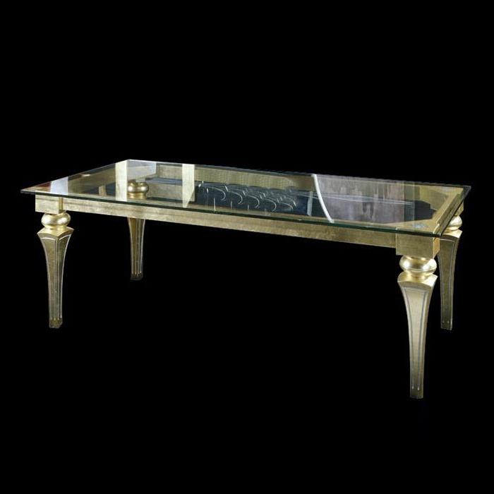 Dining table with curly legs, Arcari