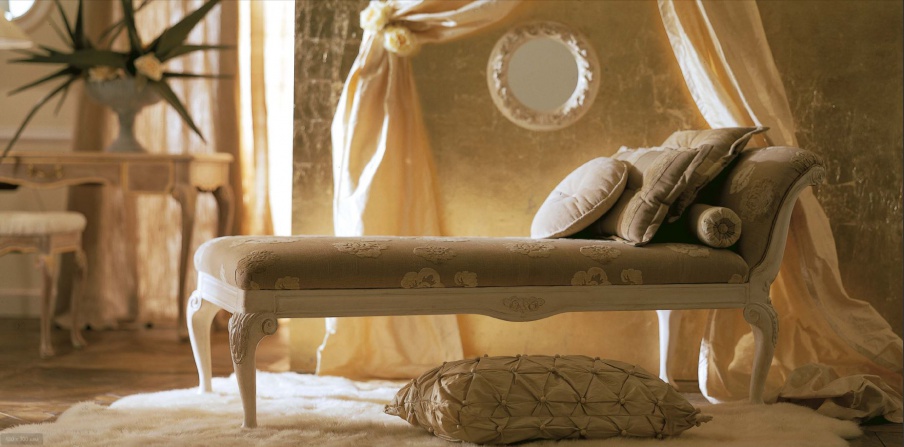 The couch in the soft upholstery Ambiente Notte, Savio Firmino