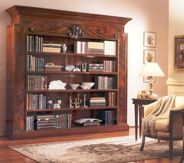 The bookcase is made of solid wood, Belcor 