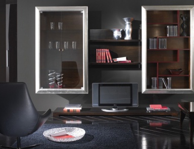 Modular system made of solid wood, at the stilema stand