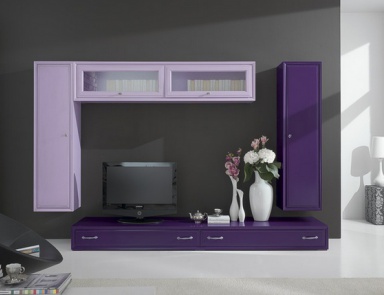 Modular system made of solid wood, at the stilema stand