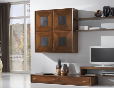 Modular system made of solid wood, at the stilema stand