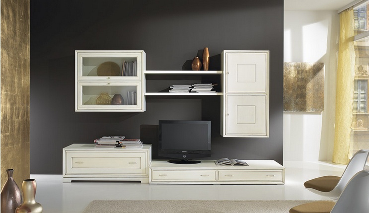 Modular system made of solid wood, at the stilema stand