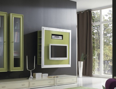 Modular system made of solid wood, at the stilema stand