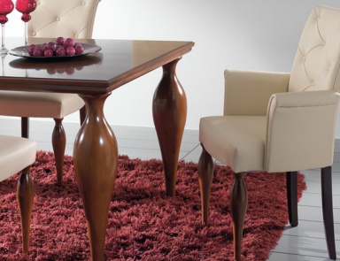 Chair with armrests, at the stilema stand