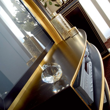 The panel under the TV Star Gate Modern