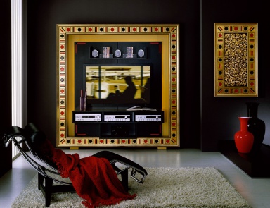 The panel under the TV and The Frame, Vismara