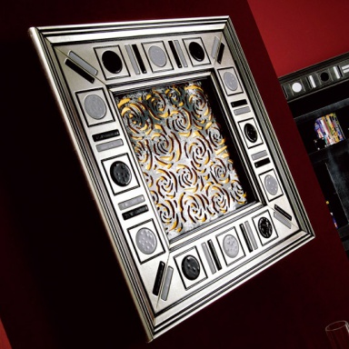 The panel under the TV to The Wall Home Cinema