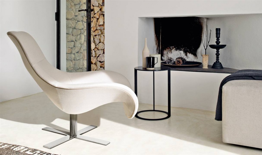 Chair with high back, Mart - B & B Italia