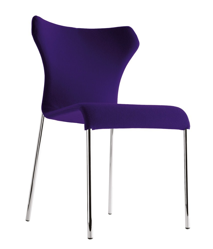 Chair with high back, Papilio - B & B Italia