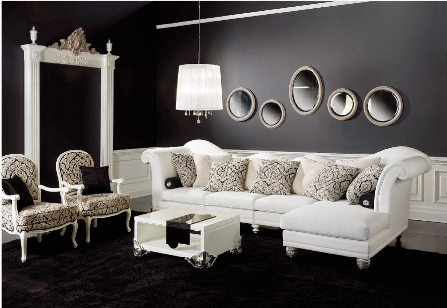 Sofa corner with high back, Elledue