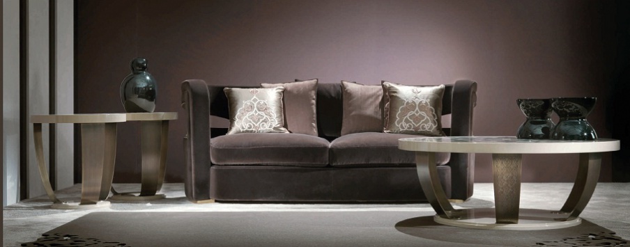 Sofa made of solid wood Soraya, Elledue