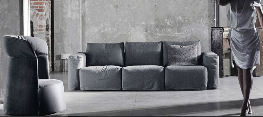 Three seater sofa Gipsy, Saba Italia
