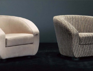 Armchair with removable seat, Fendi