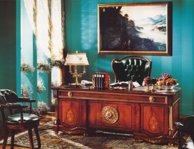 Table with hand-carved, Gasperini