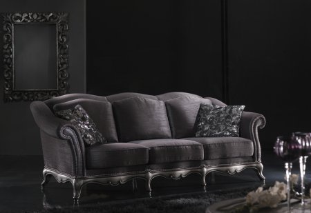 Three seater sofa, Satin, Goldconfort