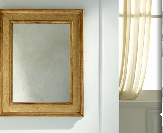 The mirror in rectangular frame, Silvano Grifoni
