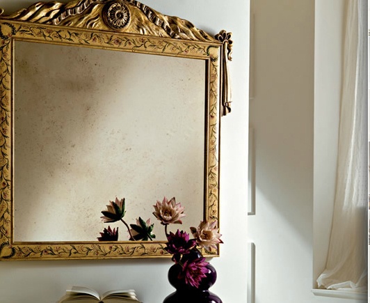 The mirror in rectangular frame, Silvano Grifoni